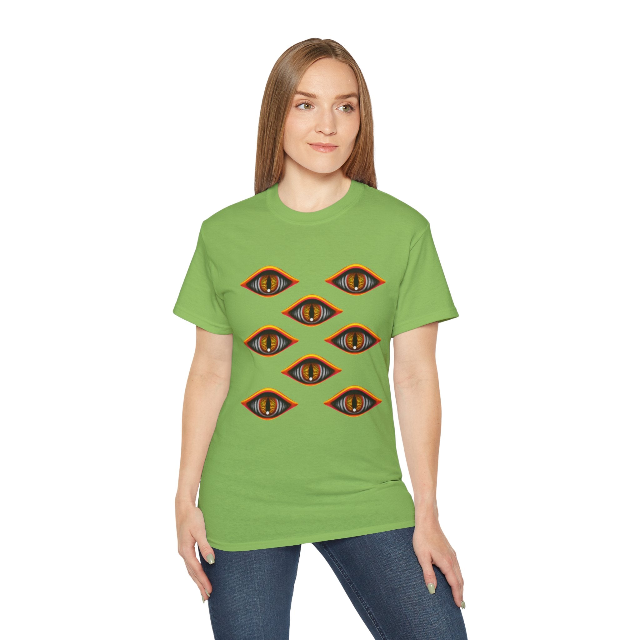 Mystic Eyes Graphic Tee — Psychedelic All-Seeing Eye T-Shirt #hfs84300