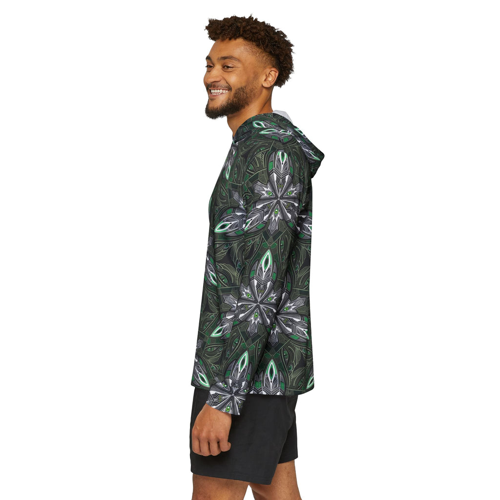 Kaleidoscope Floral Performance Hoodie. #y77743
