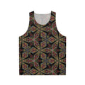 Kaleidoscope Boho Tank Top — All-Over Psychedelic Floral Print #kh009665