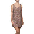 Pink Paisley Racerback Dress — Boho Floral All-Over Print #s120864