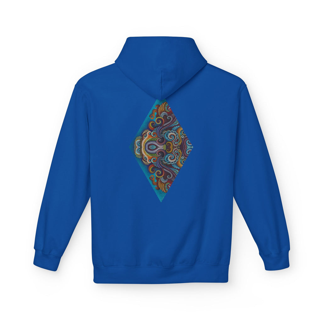 Hoodie — Colorful Geometric Tribal Diamond Print #g765889