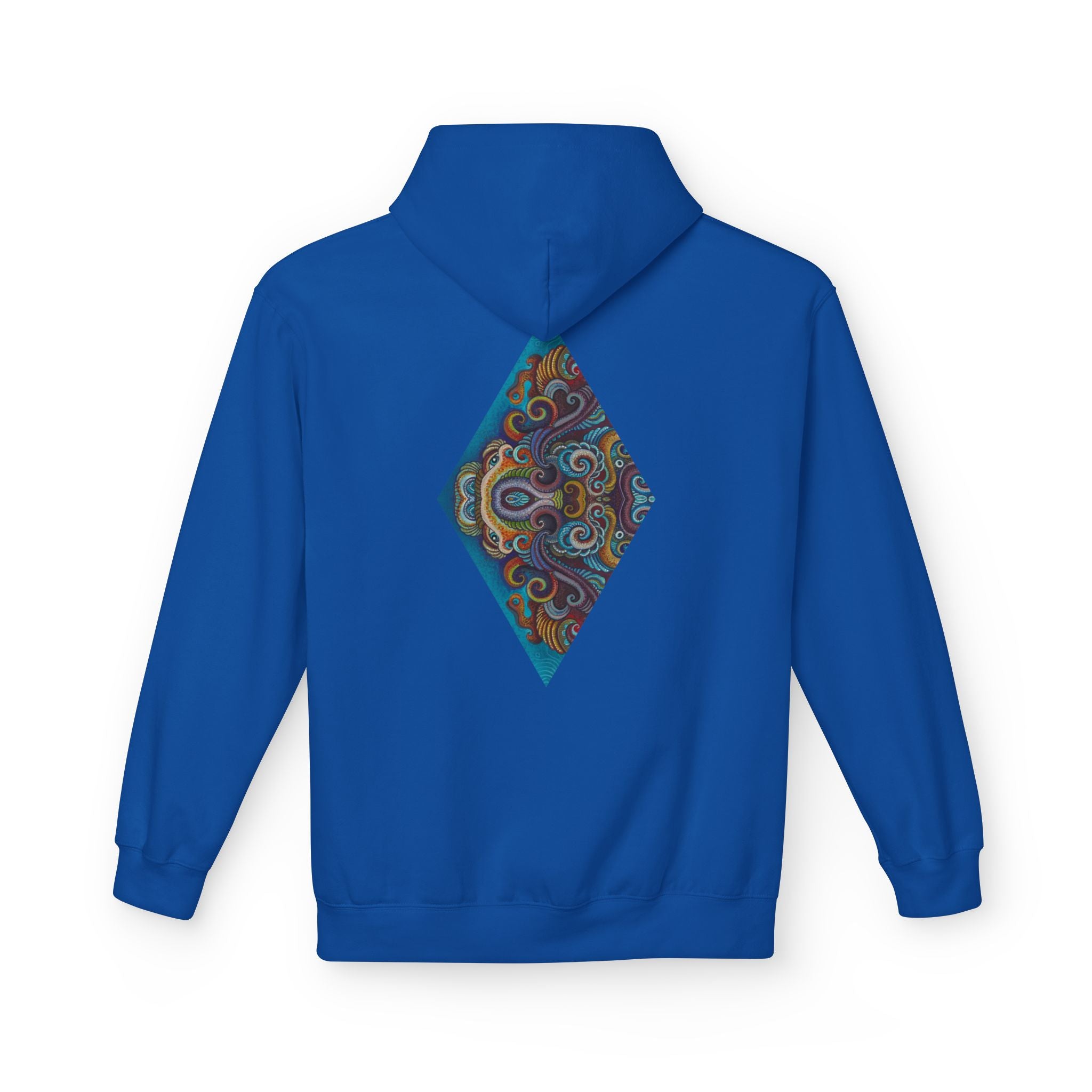 Hoodie — Colorful Geometric Tribal Diamond Print #g765889