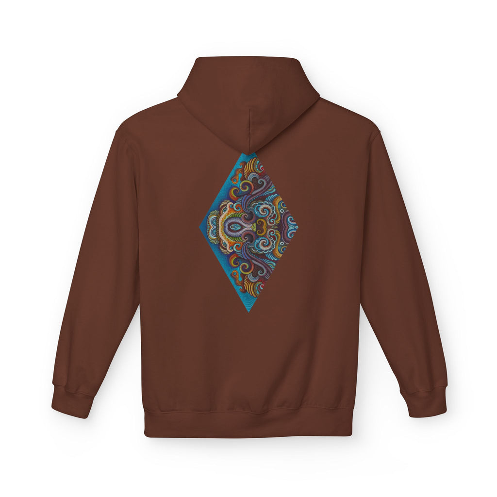 Hoodie — Colorful Geometric Tribal Diamond Print #g765889