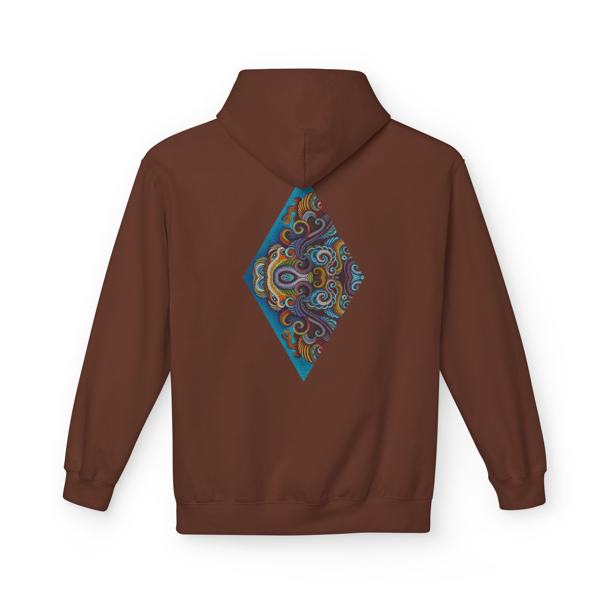 Hoodie — Colorful Geometric Tribal Diamond Print #g765889
