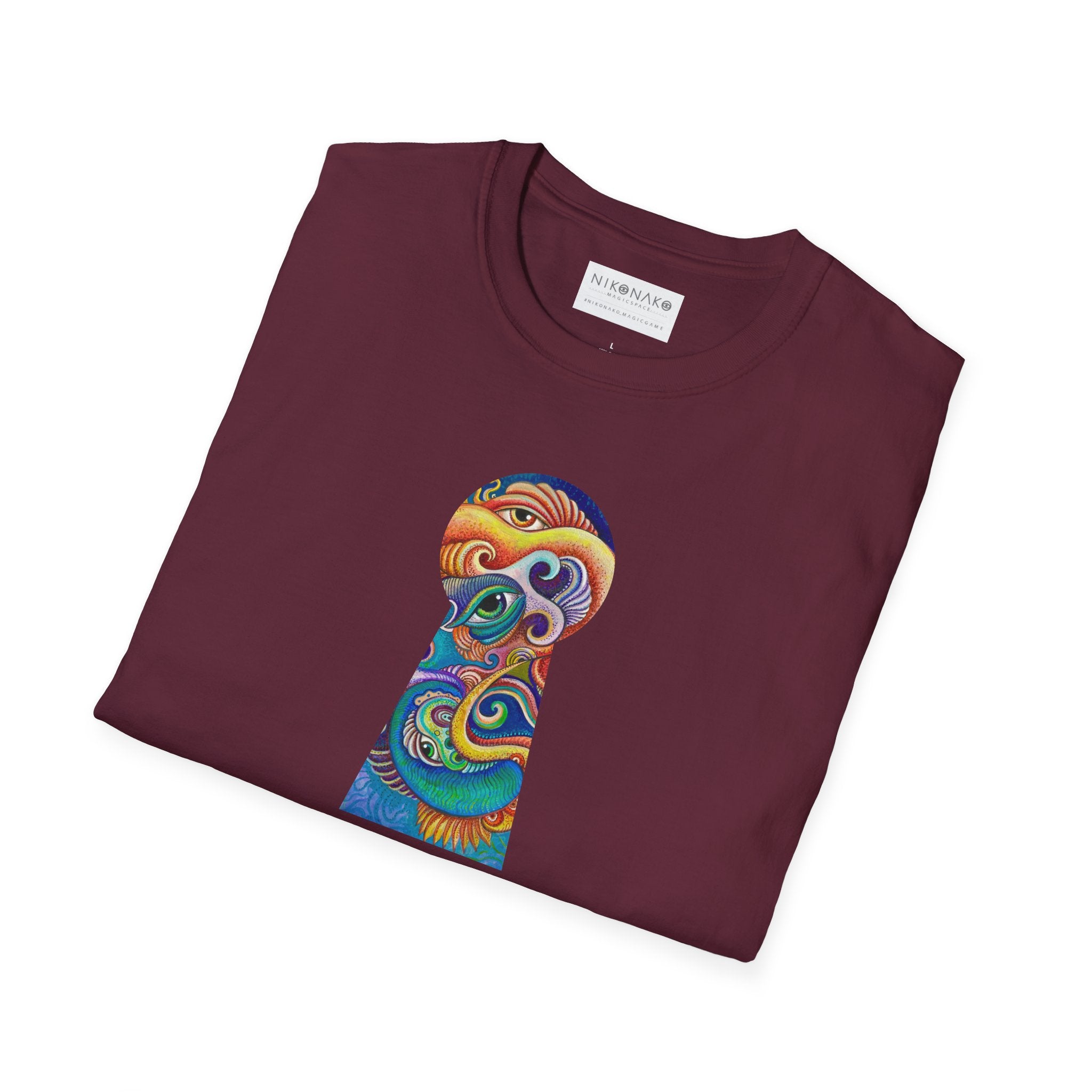 Unisex Softstyle Keyhole T-Shirt