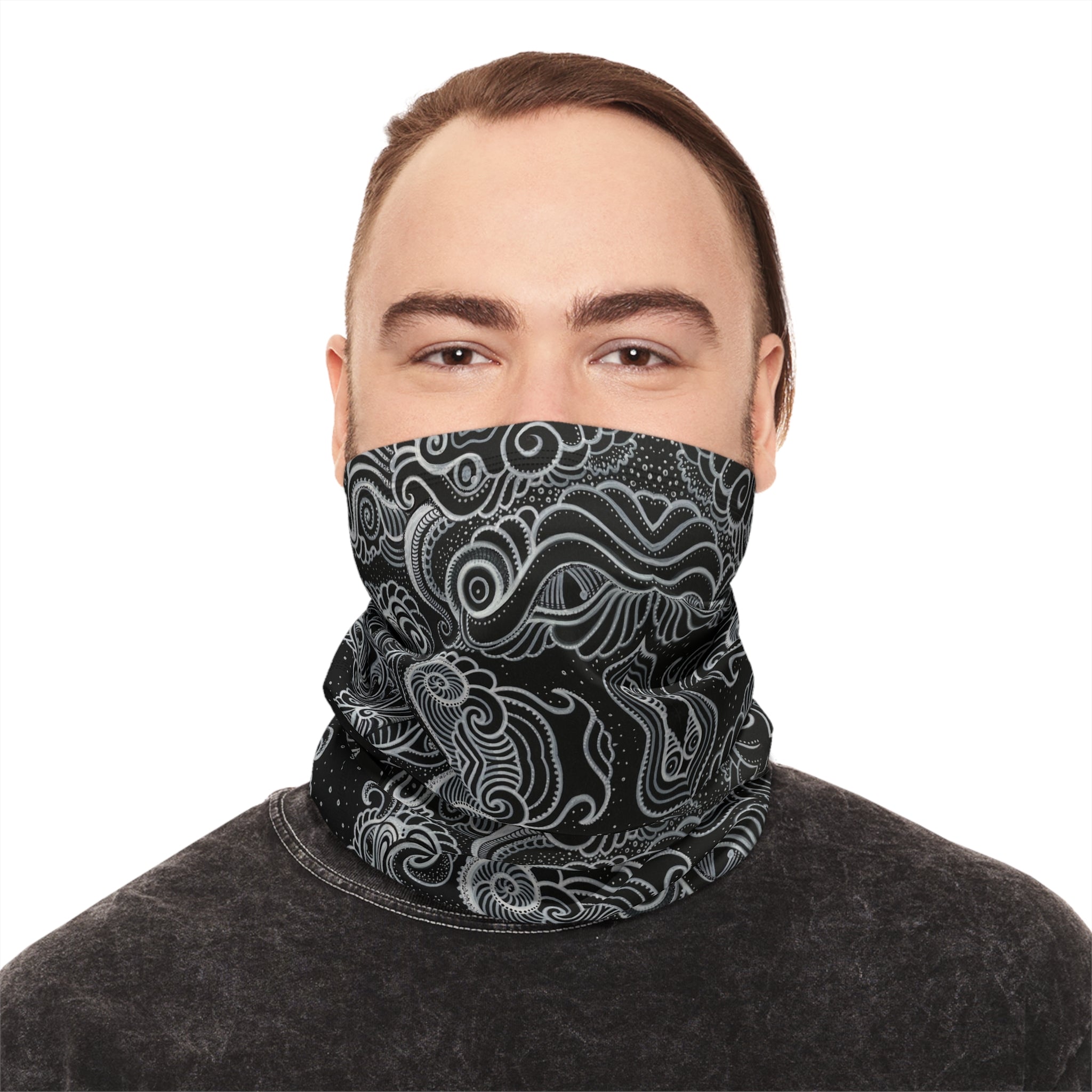 Winter Neck Gaiter With Drawstring #ag65134