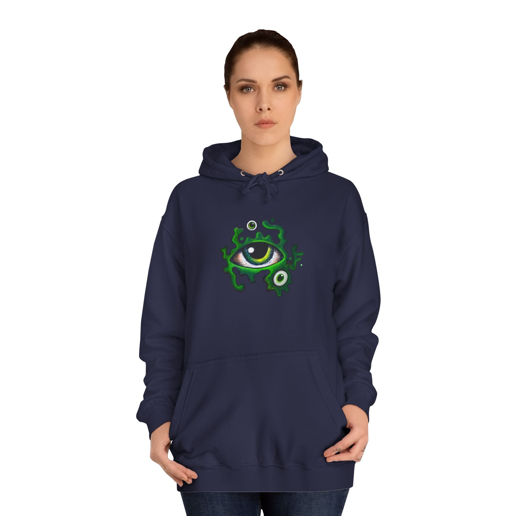 Green Eye Graphic Hoodie #r9764567