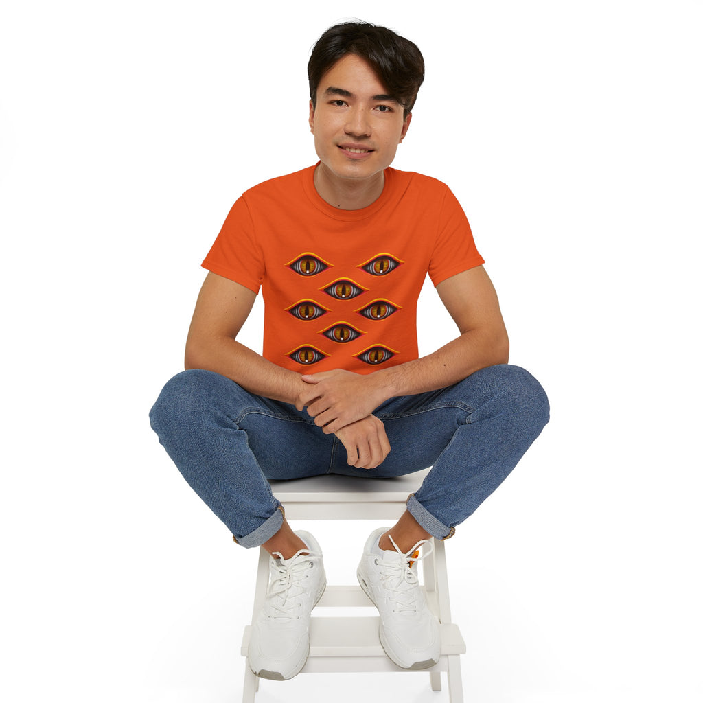Mystic Eyes Graphic Tee — Psychedelic All-Seeing Eye T-Shirt #hfs84300
