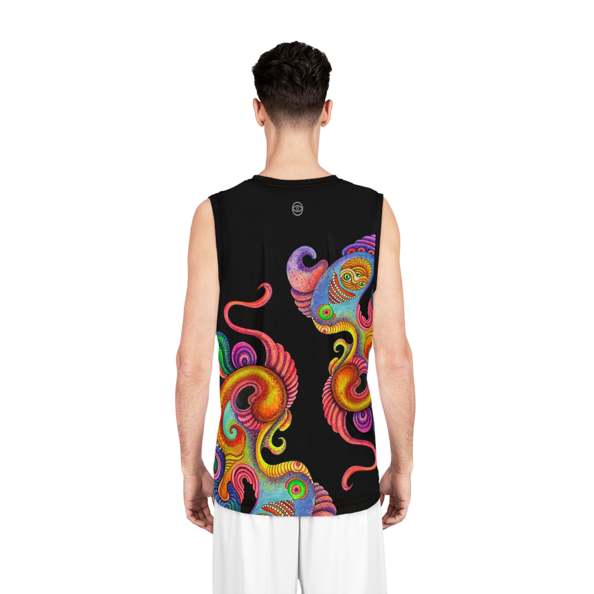 Psychedelic Swirl Basketball Jersey #k976369