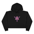 Boho Heart Mandala Crop Hoodie — Psychedelic Floral Tribal Graphic  #chpf3