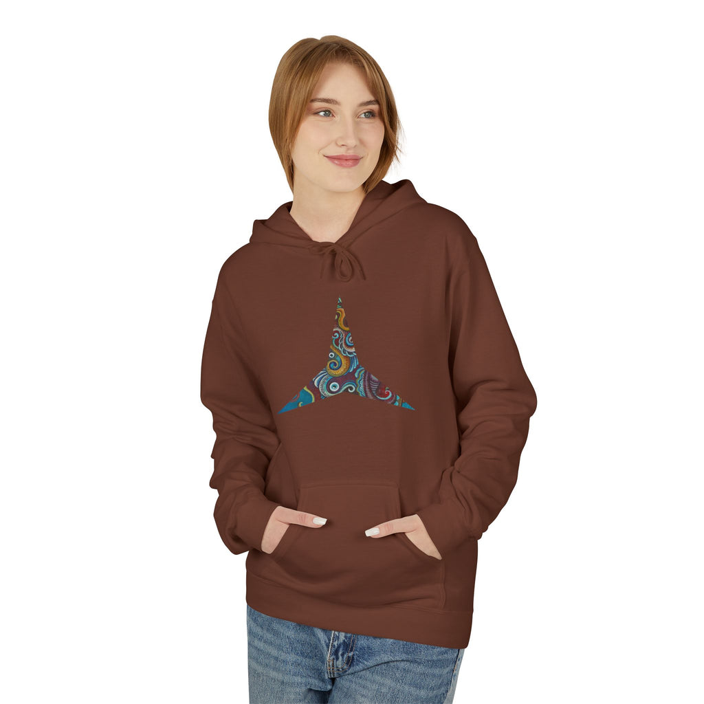 Hoodie — Colorful Geometric Tribal Diamond Print #g765889