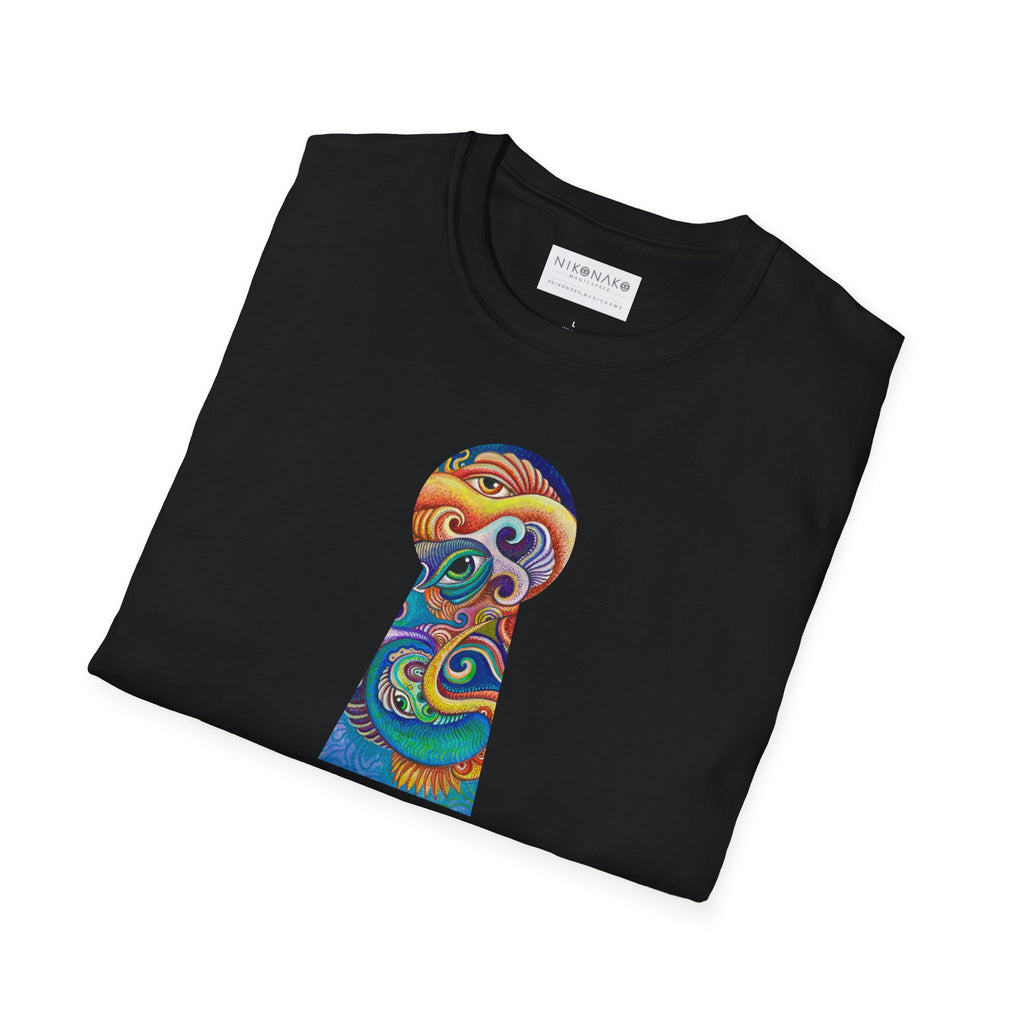 Unisex Softstyle Keyhole T-Shirt
