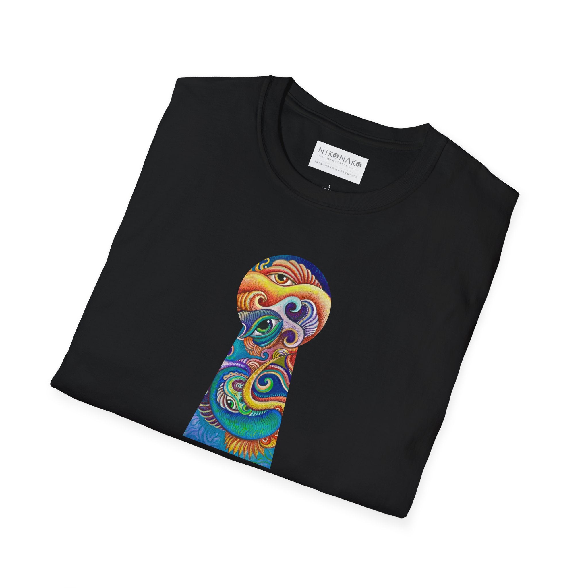 Unisex Softstyle Keyhole T-Shirt