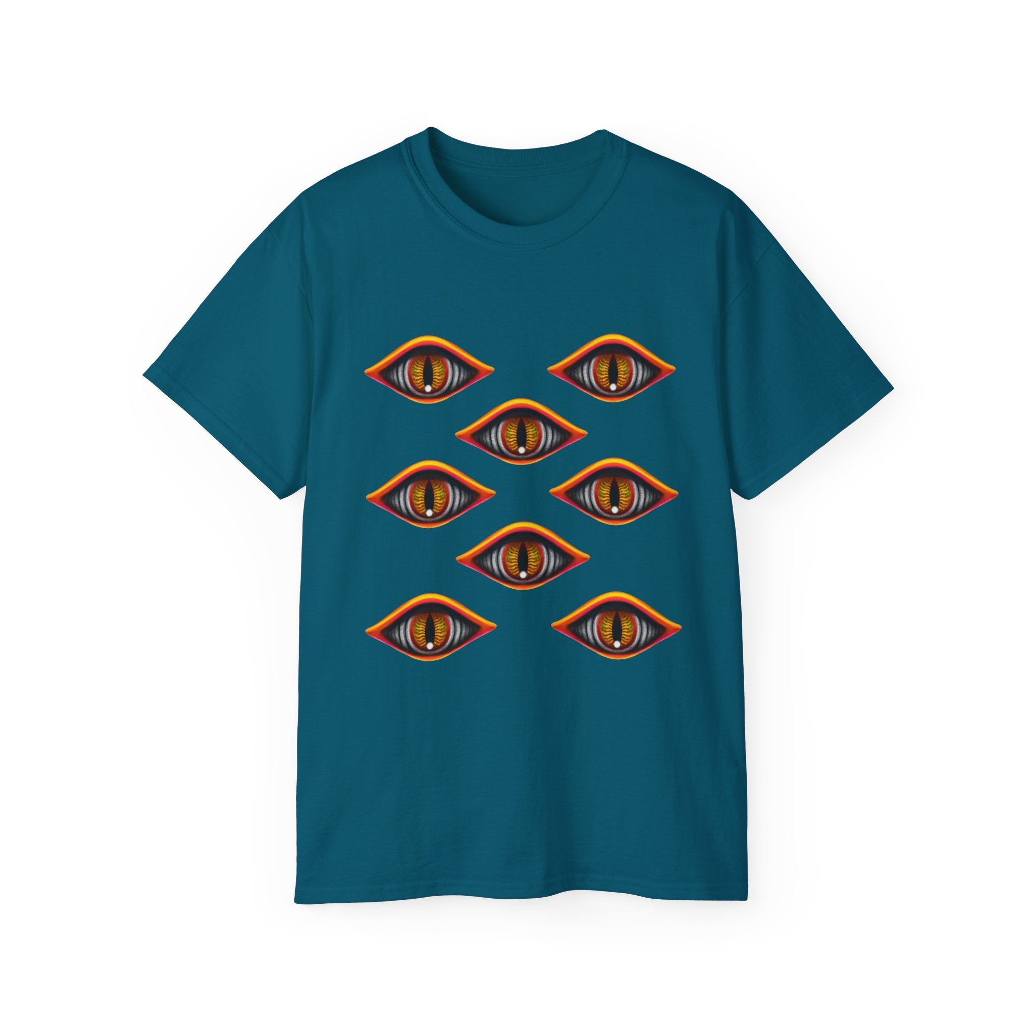 Mystic Eyes Graphic Tee — Psychedelic All-Seeing Eye T-Shirt #hfs84300