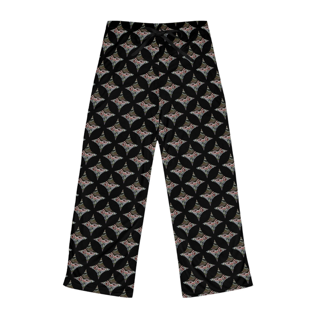 Floral Starburst Women's Pajama Pants — Soft All-Over Print Lounge Pants
