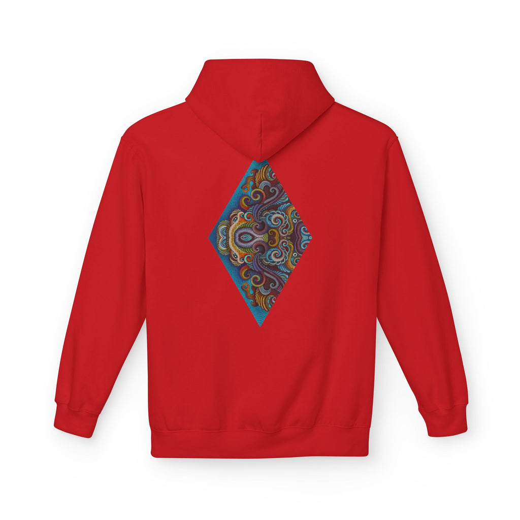 Hoodie — Colorful Geometric Tribal Diamond Print #g765889