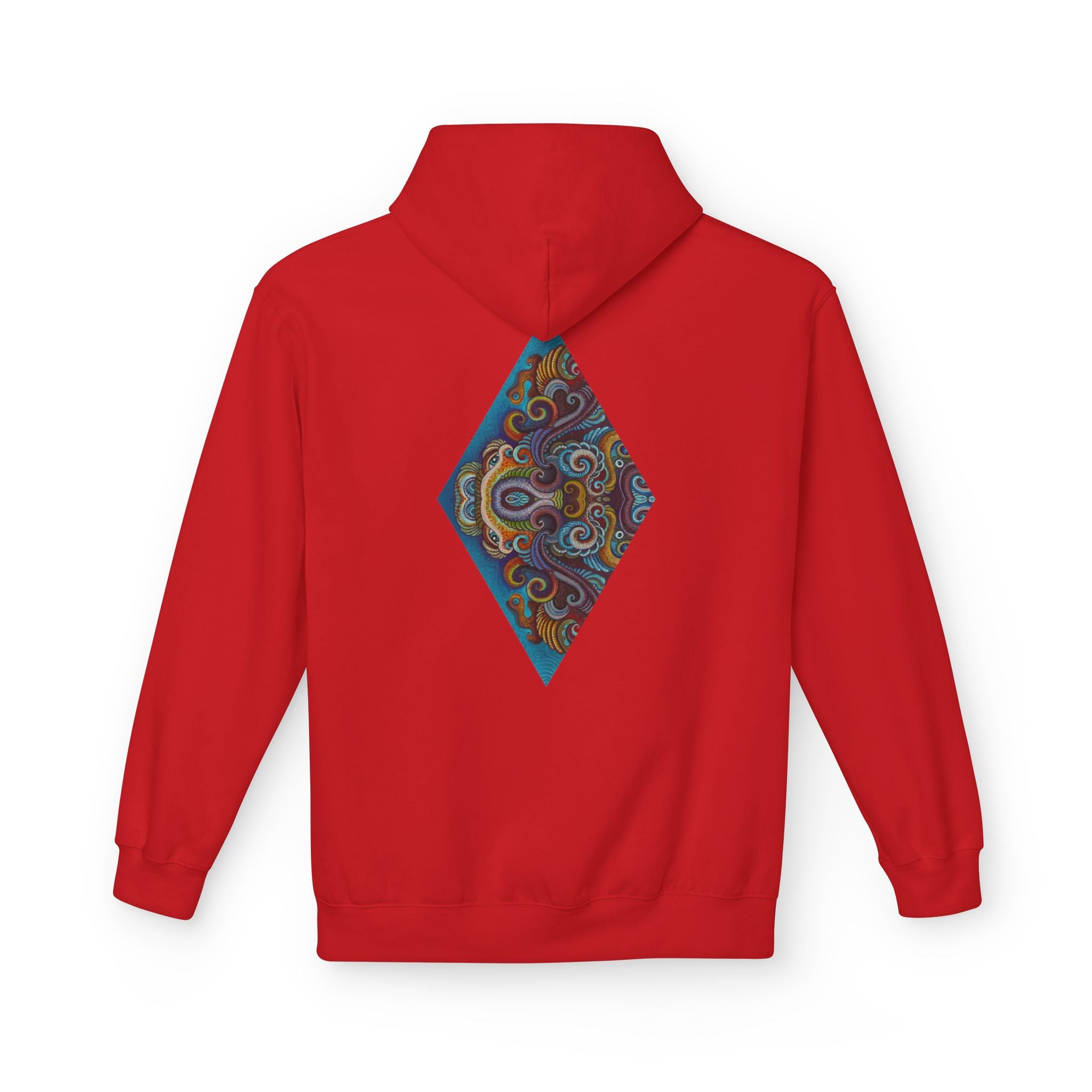 Hoodie — Colorful Geometric Tribal Diamond Print #g765889