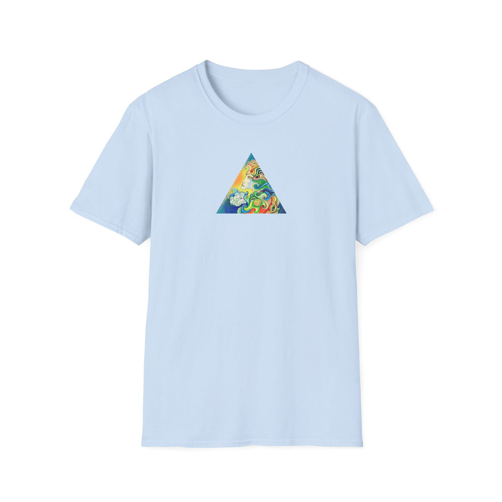 Psychedelic Prism Triangle T-Shirt #h7432887