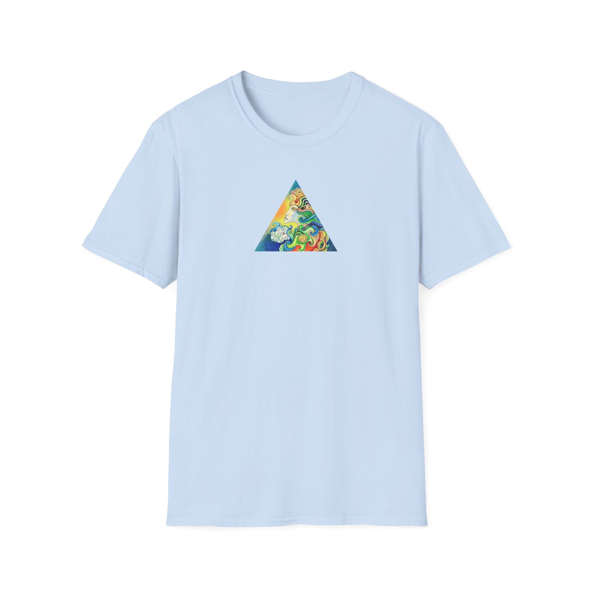 Psychedelic Prism Triangle T-Shirt #h7432887
