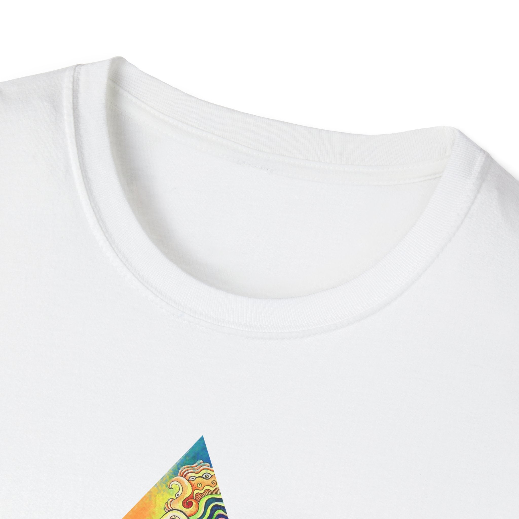 Psychedelic Prism Triangle T-Shirt #h7432887