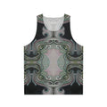 All-Over Print Tank Top — Pastel Tribal Mandala Symmetry #f34789