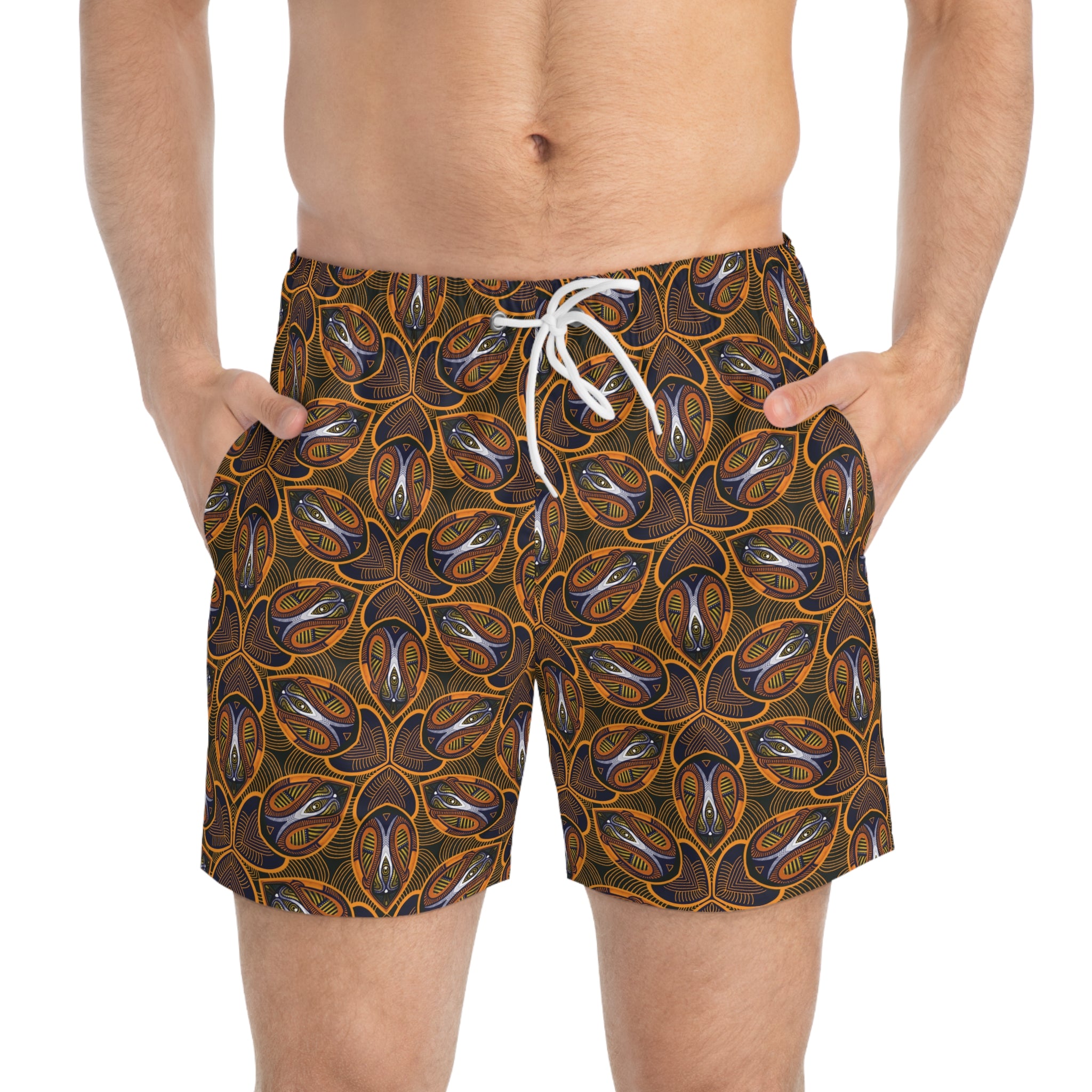 Kaleidoscope Mosaic Swim Trunks #gf775