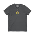 Sunflower Eye Pattern V-Neck Tee #k0833
