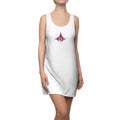 Racerback Dress — Abstract Starburst Floral Graphic #i86245