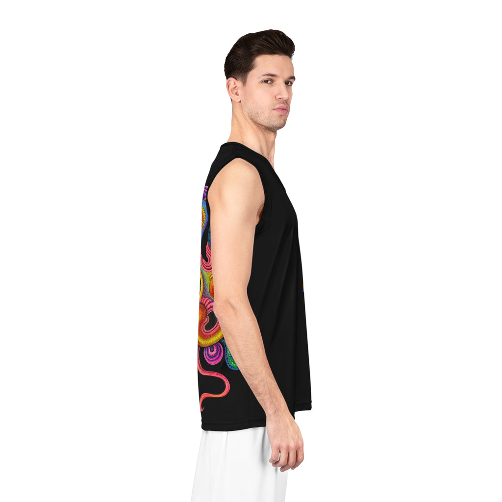Psychedelic Swirl Basketball Jersey #k976369