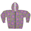 Psychedelic Kaleidoscope Zip Hoodie #f145435