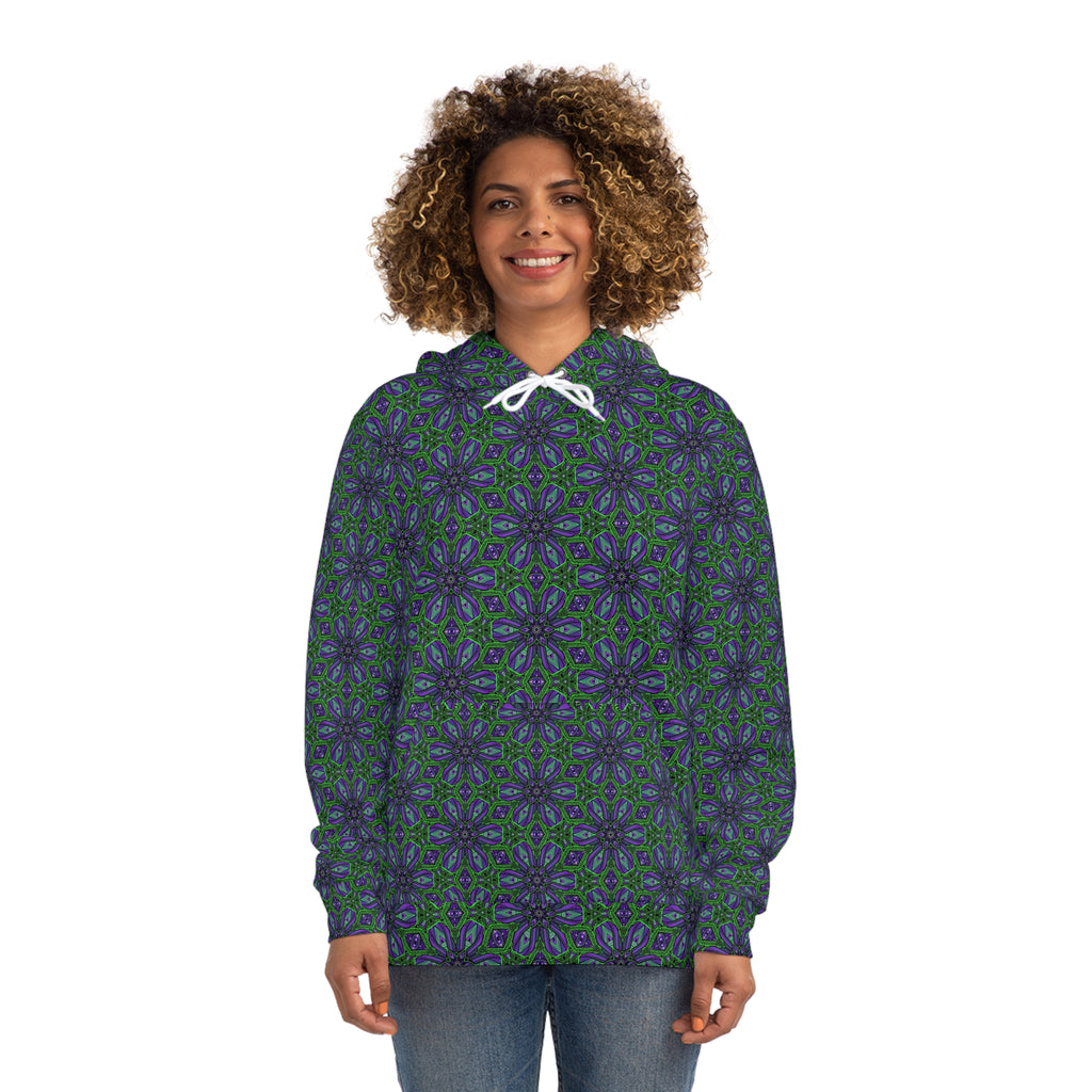 Kaleidoscope Floral All-Over Print Hoodie #g75679