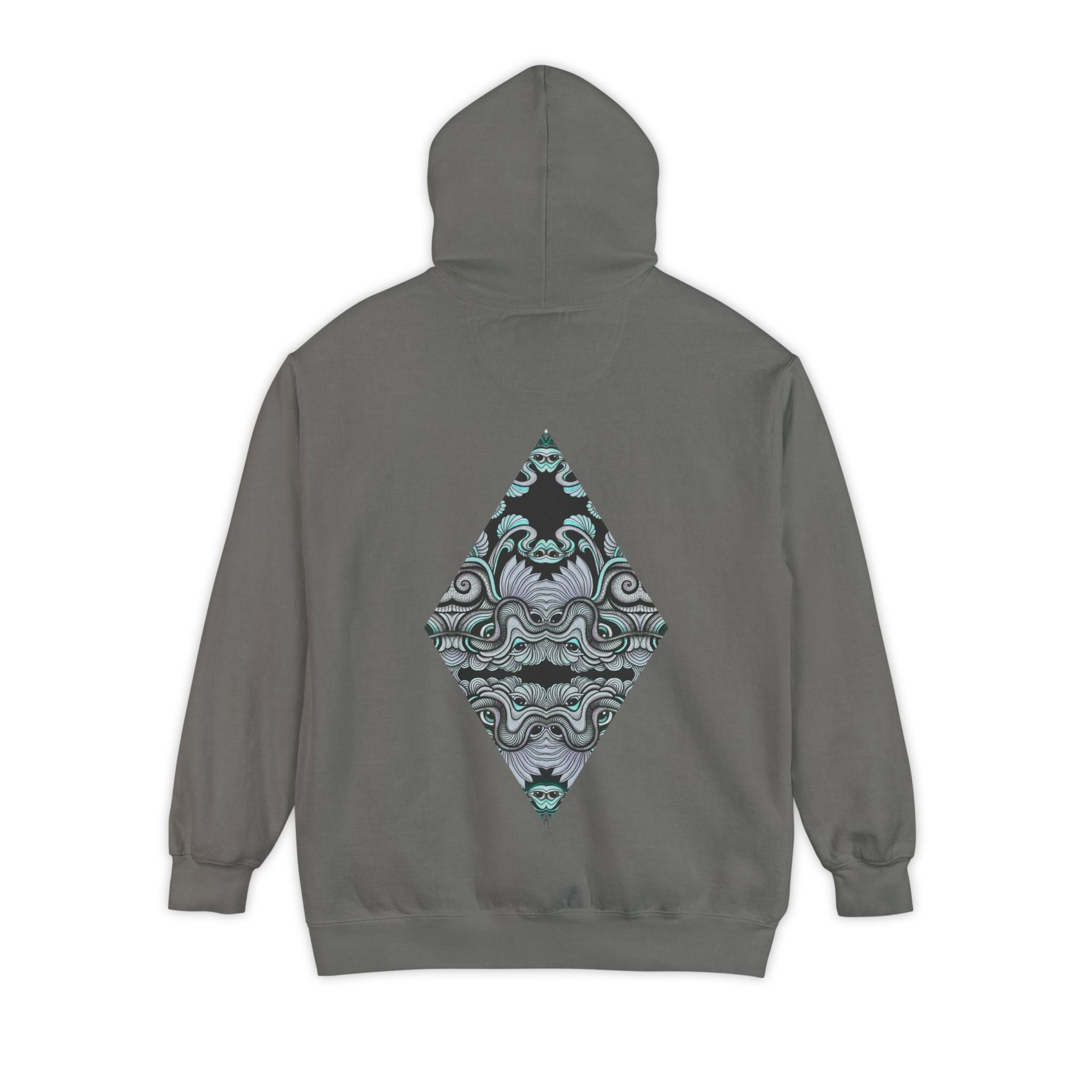 Hoodie — Geometric Mystic Pattern Diamond Back Print #gmh13