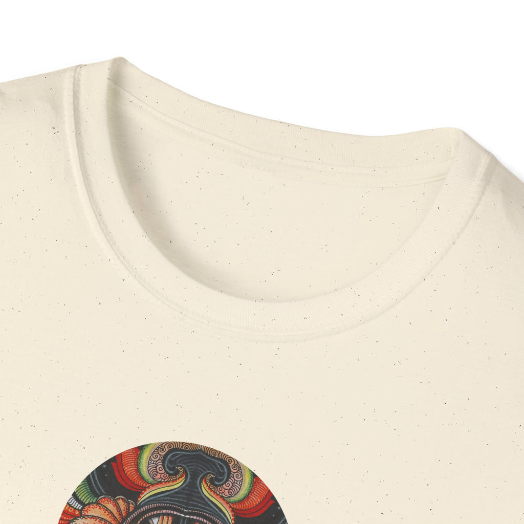 Keyhole & Star Psychedelic Graphic T-Shirt #fd763