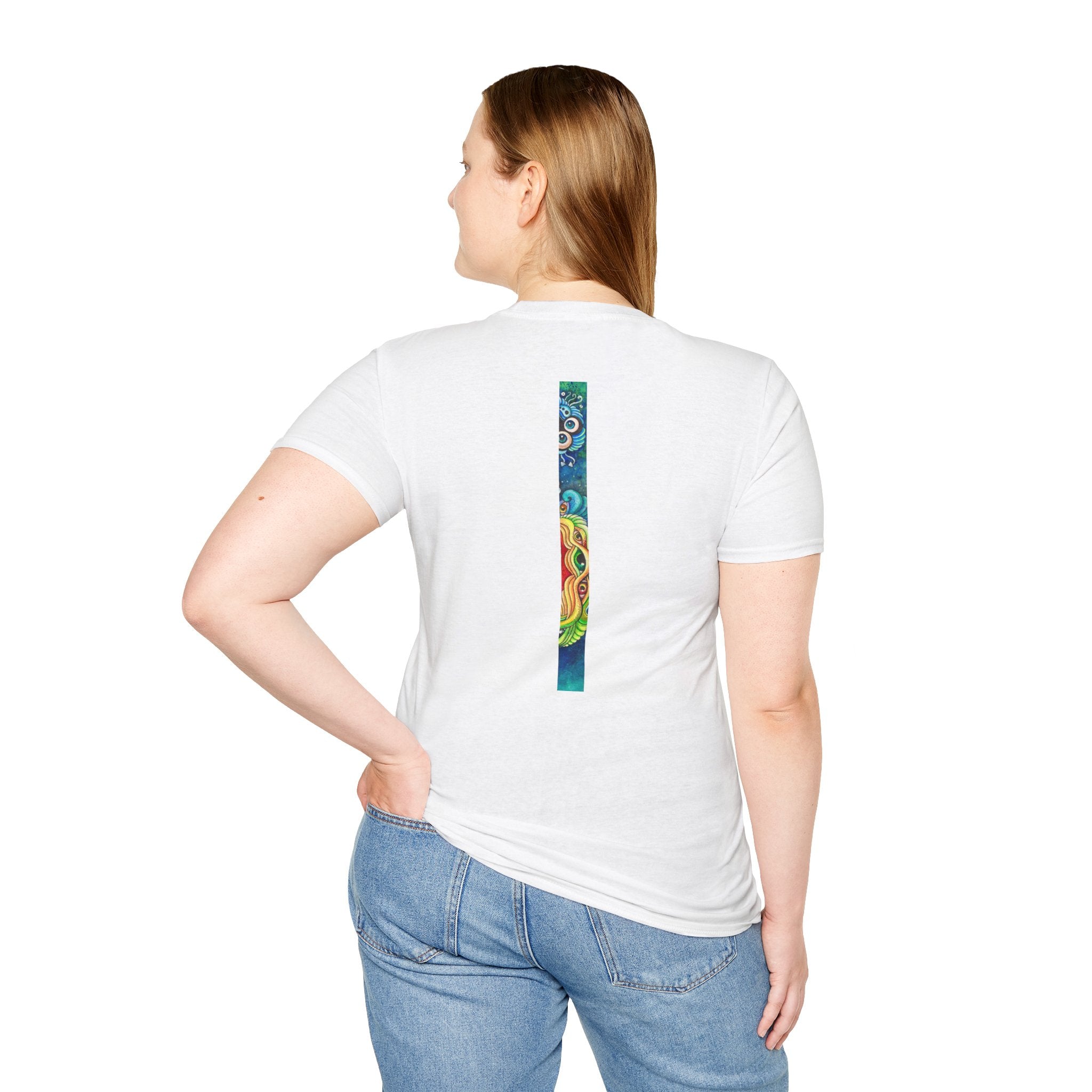 Psychedelic Prism Triangle T-Shirt #h7432887