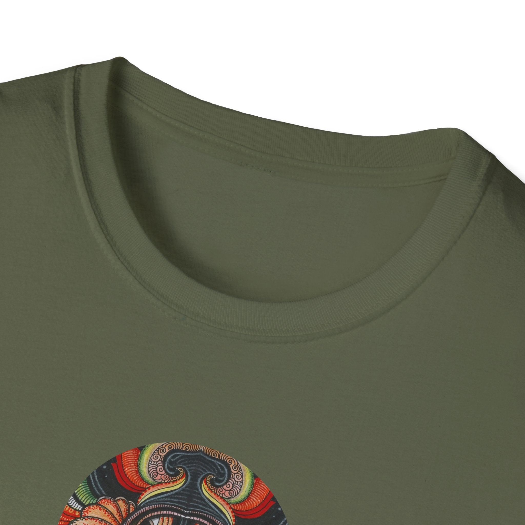 Keyhole & Star Psychedelic Graphic T-Shirt #fd763