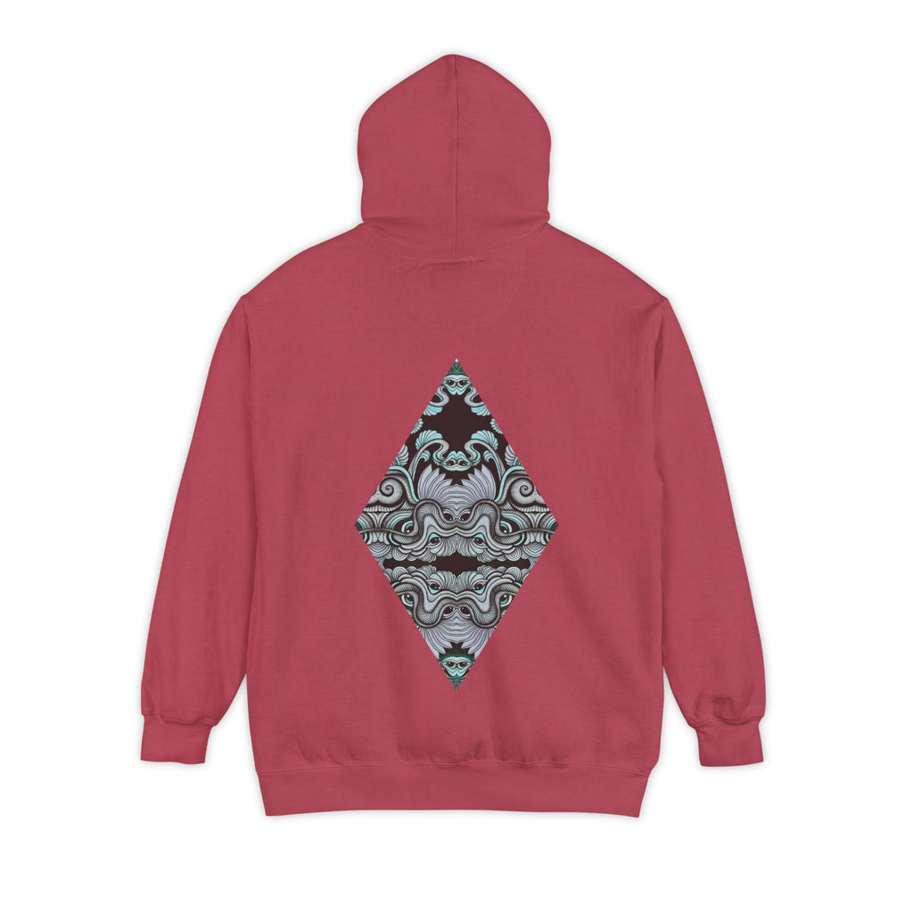 Hoodie — Geometric Mystic Pattern Diamond Back Print #gmh13