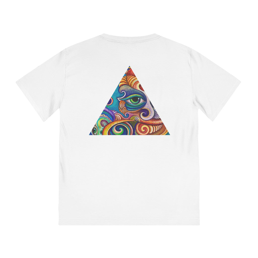Psychedelic Gem T-Shirt — Colorful Abstract Star & Triangle Design #gf87598