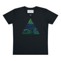 Peacock Eye Triangle V-Neck T‑Shirt #ts3