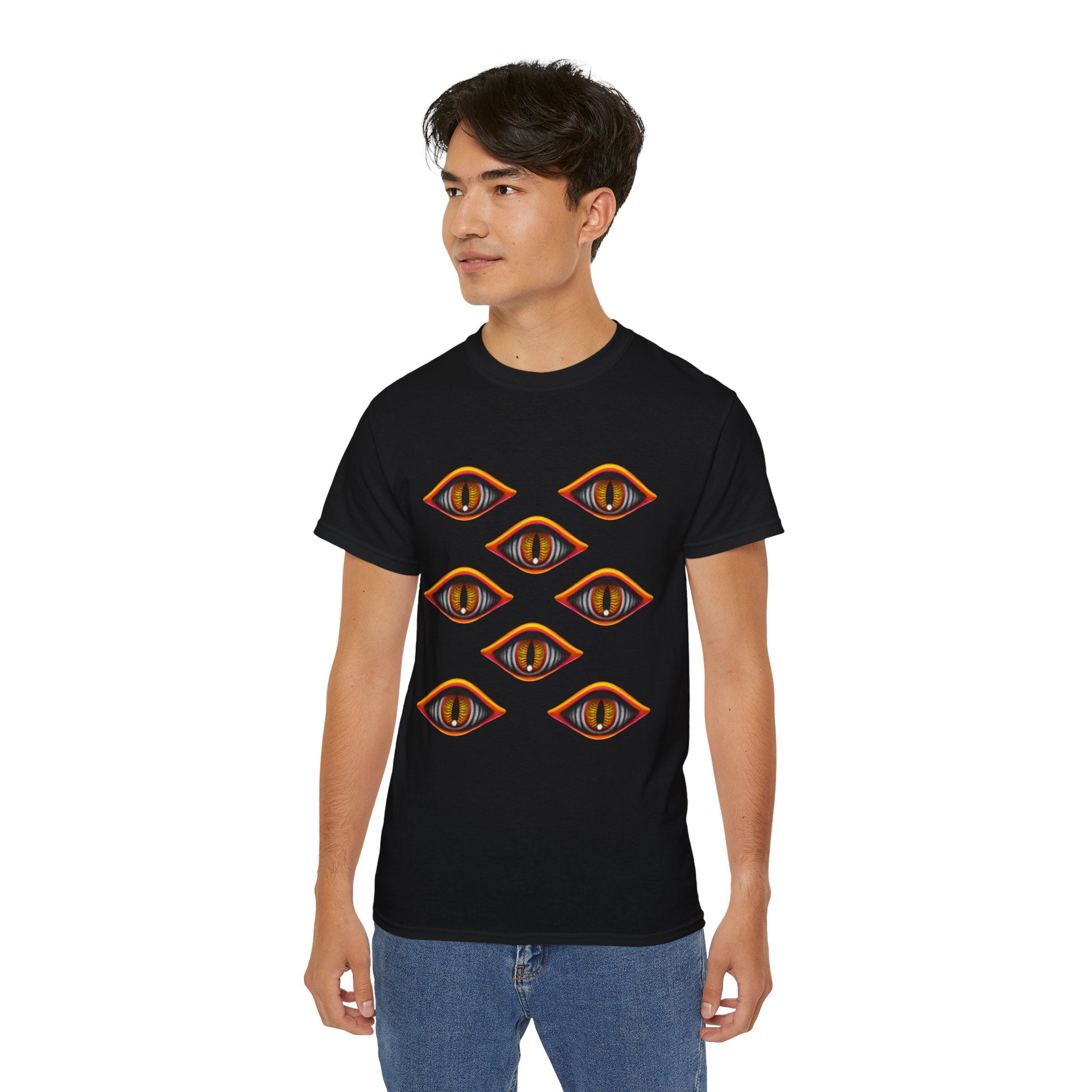 Mystic Eyes Graphic Tee — Psychedelic All-Seeing Eye T-Shirt #hfs84300
