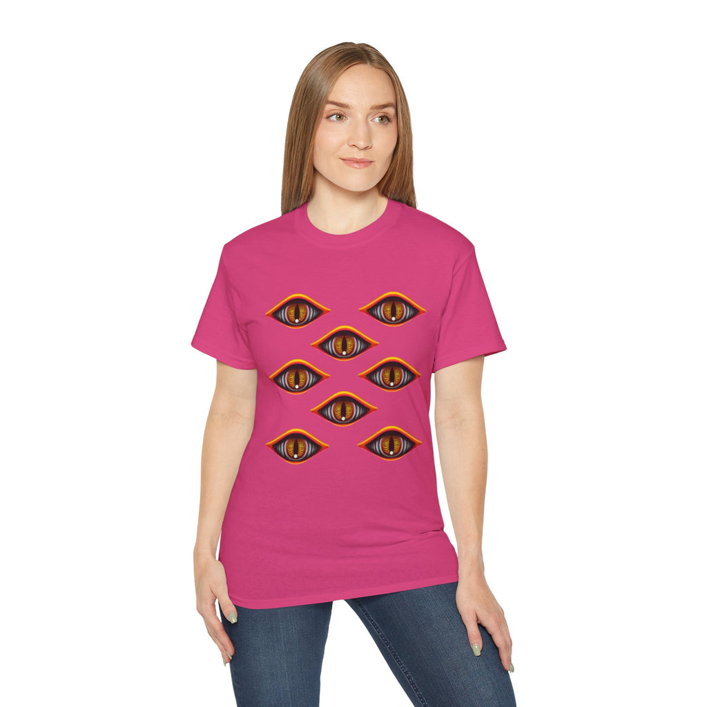 Mystic Eyes Graphic Tee — Psychedelic All-Seeing Eye T-Shirt #hfs84300