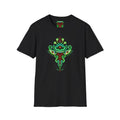 Mystic Eye Graphic T-Shirt — Psychedelic Neon Symbol Tee #h737383929