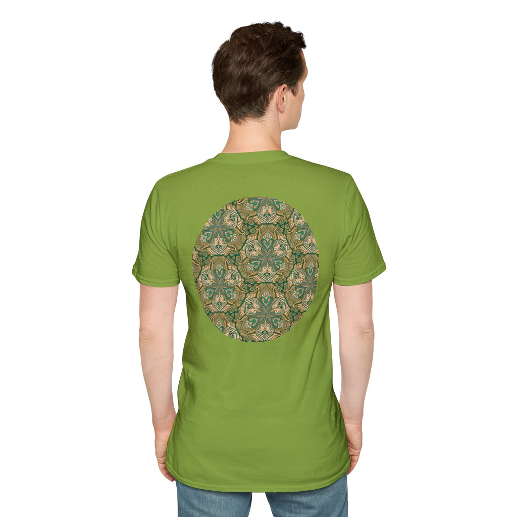 Green Celtic Knot Mandala T-Shirt | Floral Shamrock Pattern