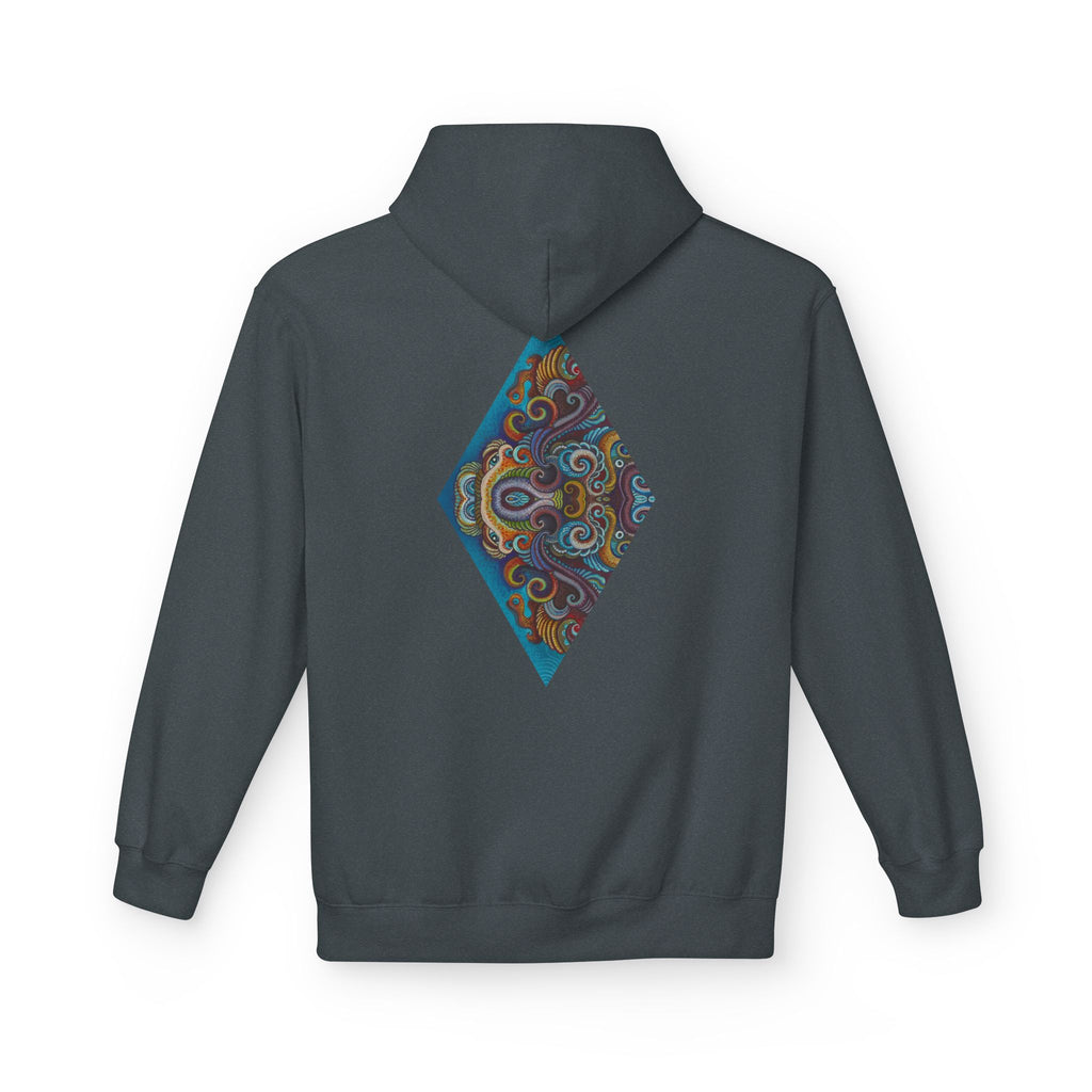 Hoodie — Colorful Geometric Tribal Diamond Print #g765889