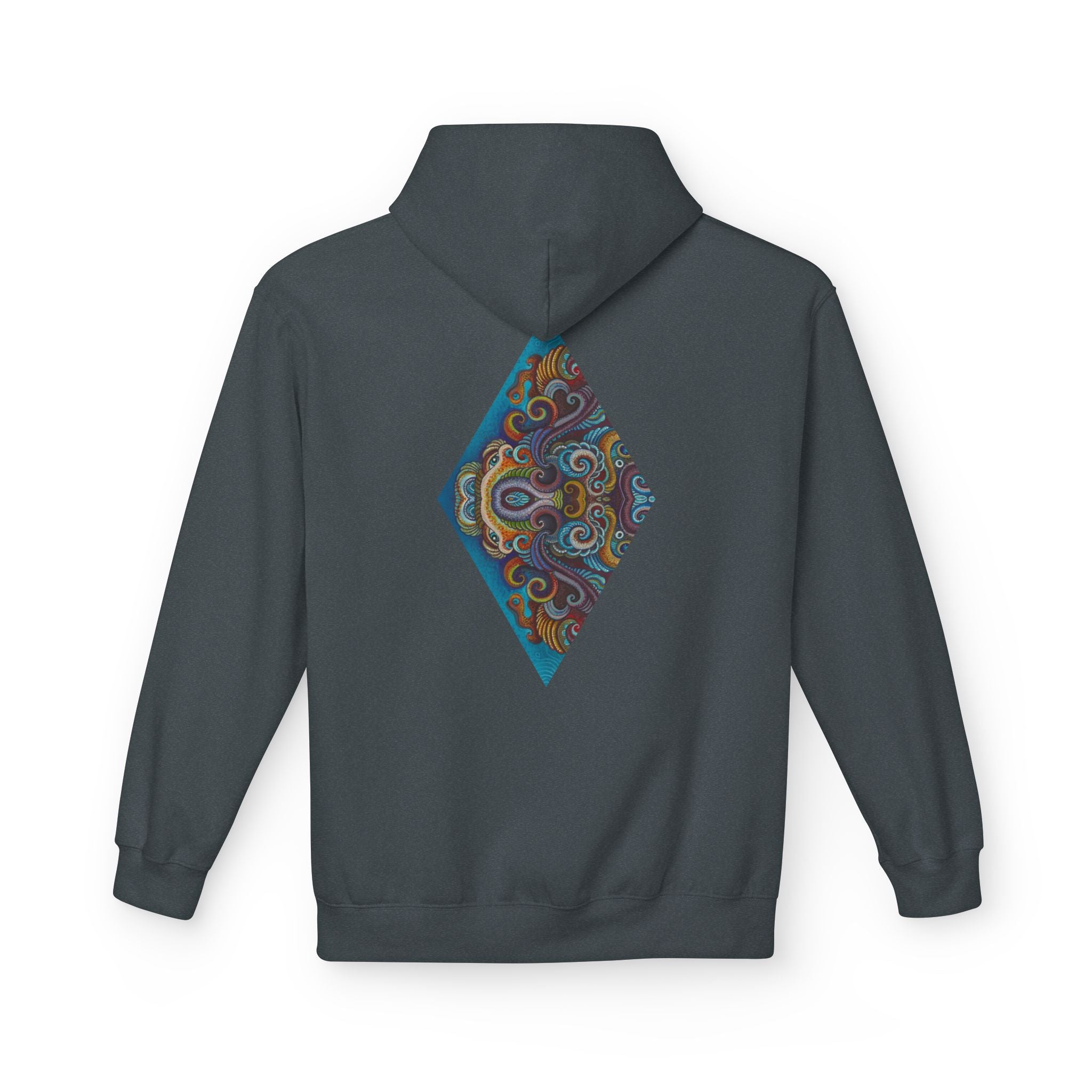 Hoodie — Colorful Geometric Tribal Diamond Print #g765889
