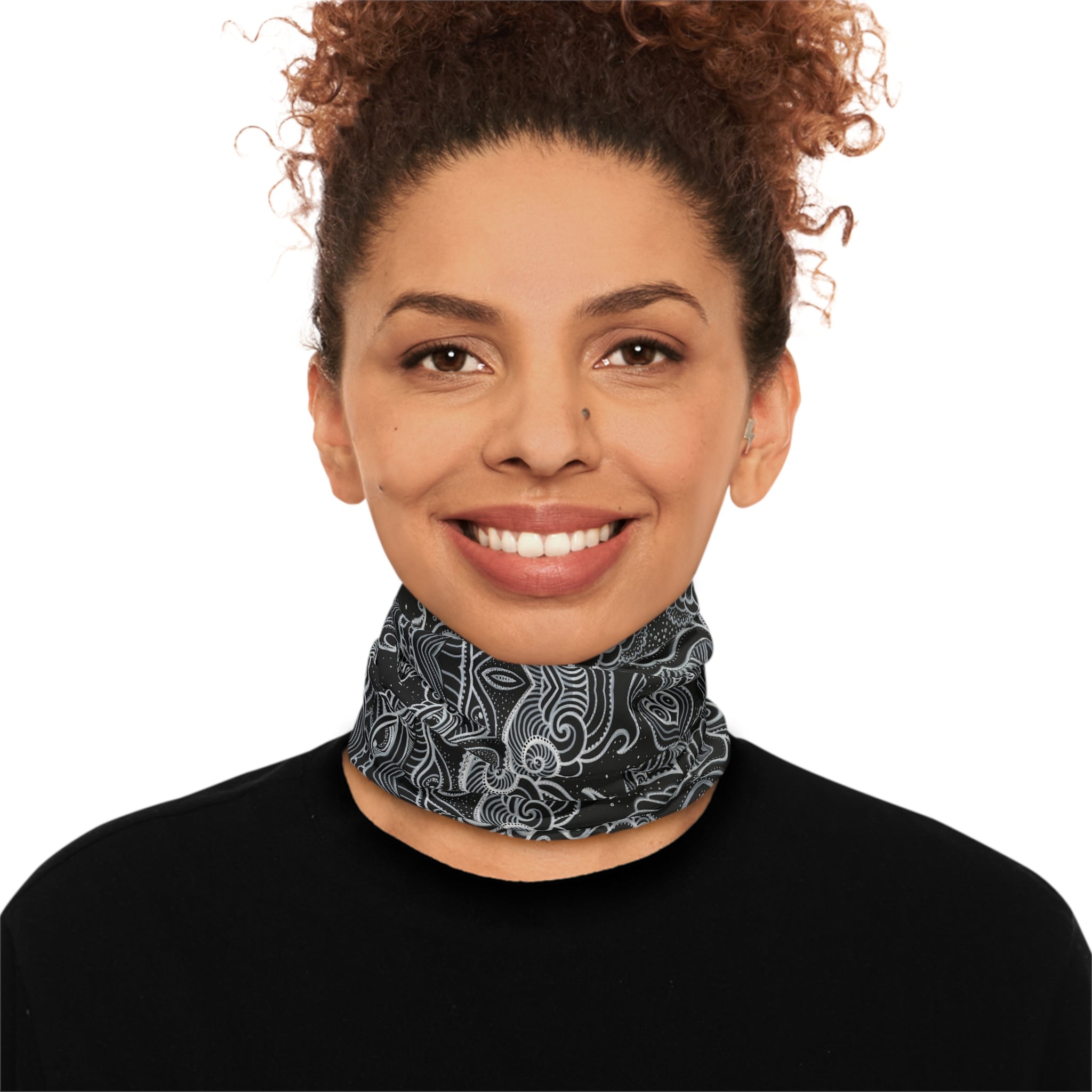 Winter Neck Gaiter With Drawstring #ag65134