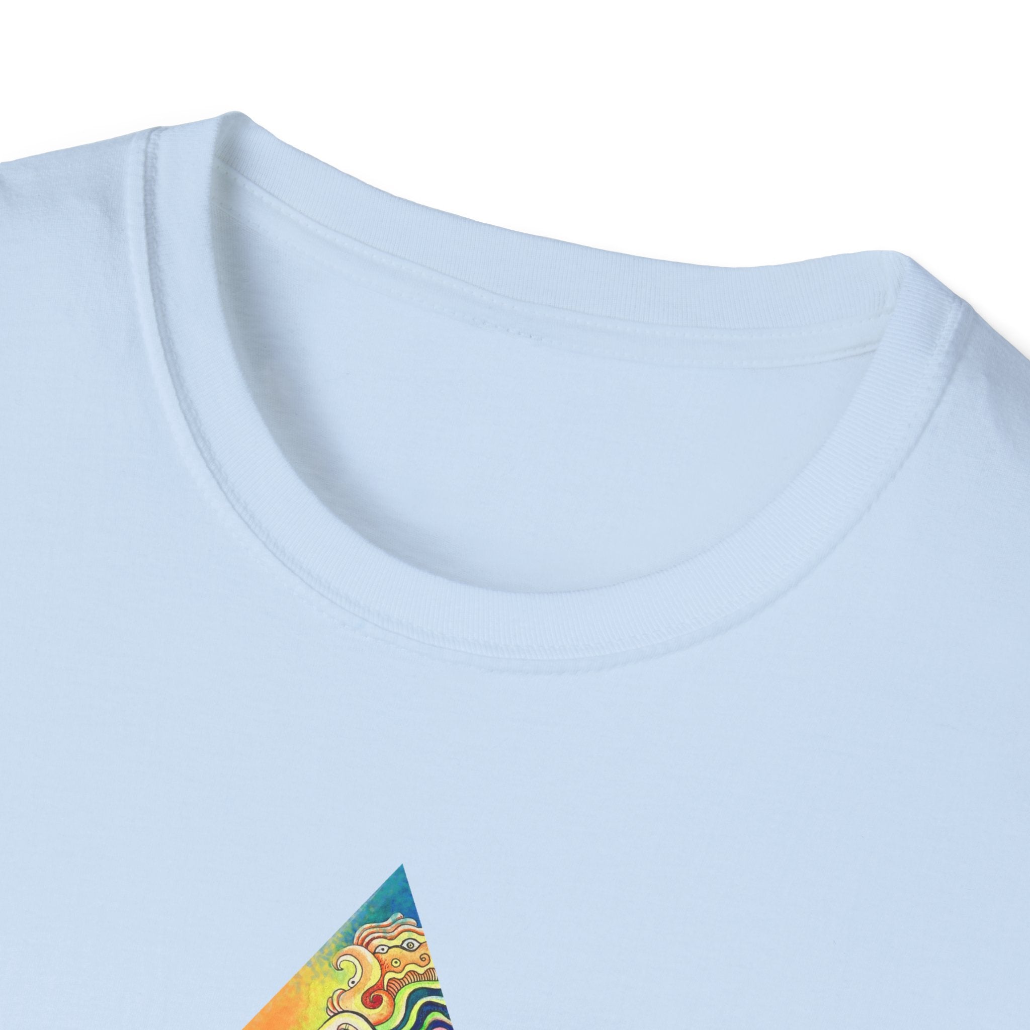 Psychedelic Prism Triangle T-Shirt #h7432887