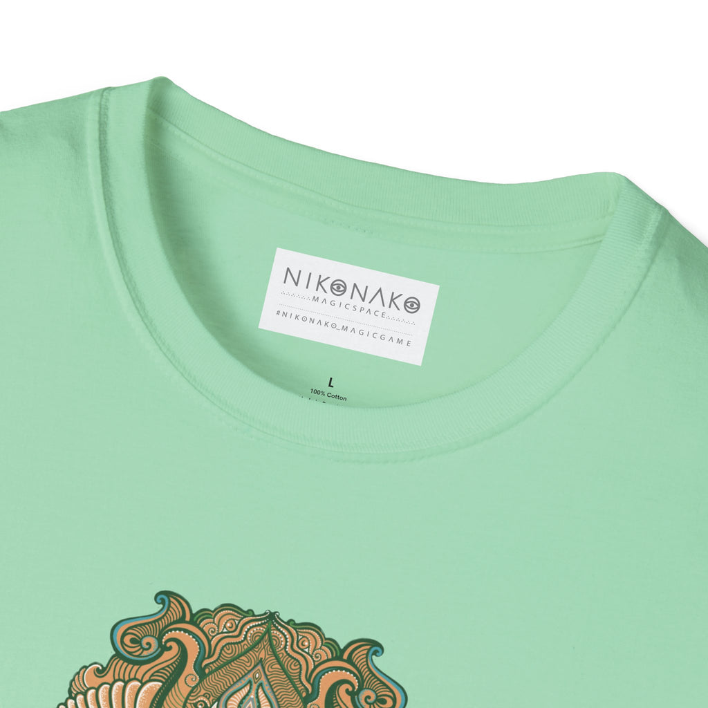 Green Celtic Knot Mandala T-Shirt | Floral Shamrock Pattern