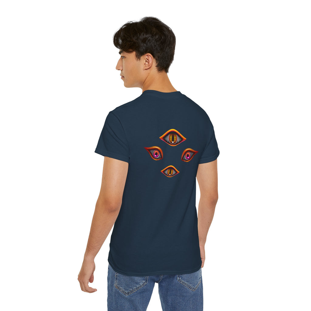 Mystic Eyes Graphic Tee — Psychedelic All-Seeing Eye T-Shirt #hfs84300