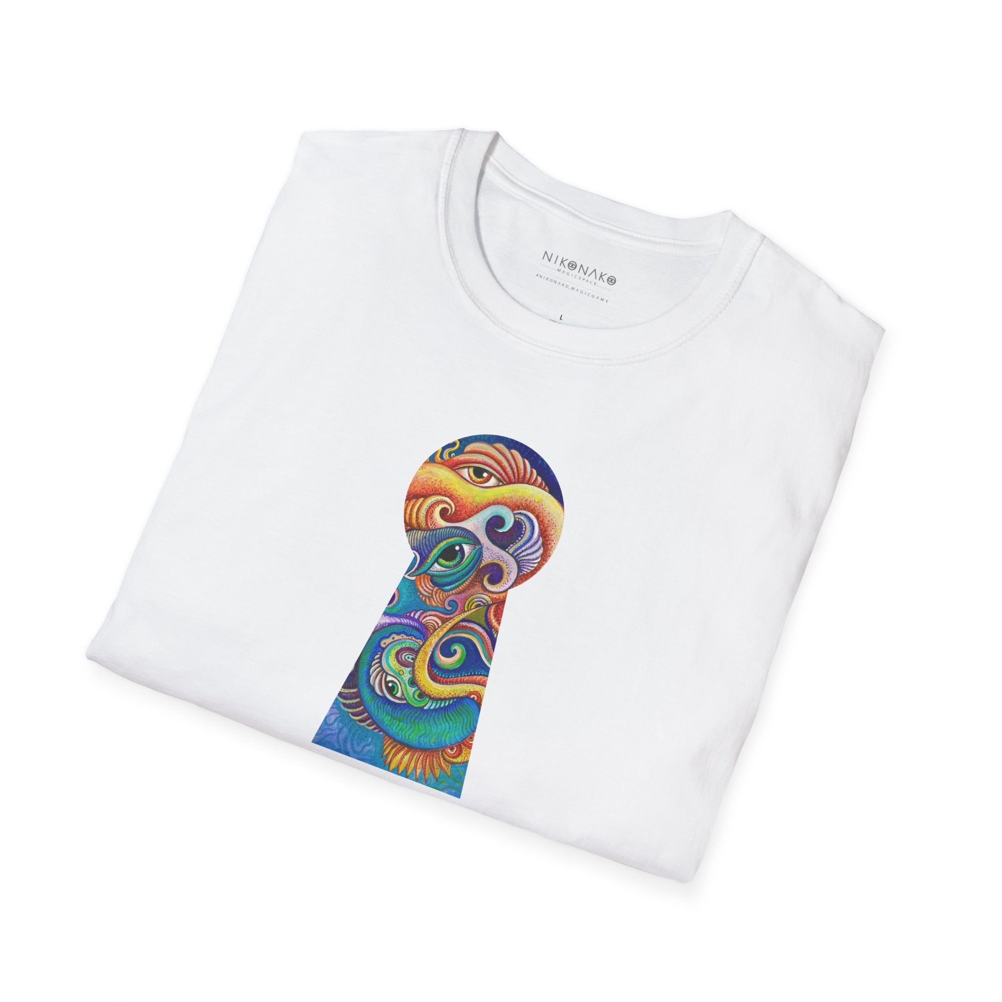 Unisex Softstyle Keyhole T-Shirt