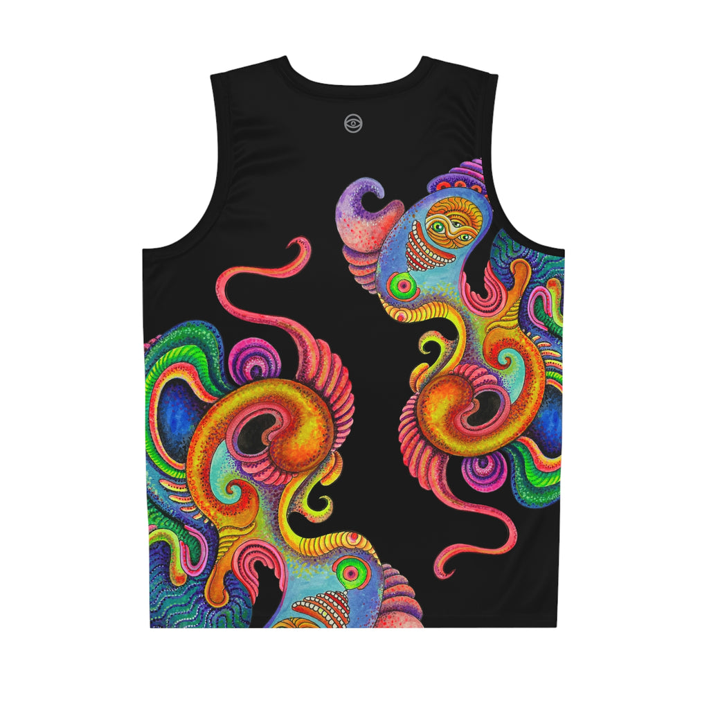 Psychedelic Swirl Basketball Jersey #k976369
